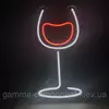 Неонова вивіска Келих вина (260х500)