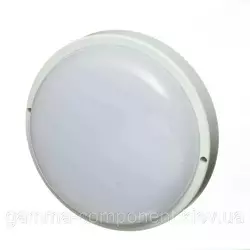 Світлодіодний світильник накладної ЖКГ 8Вт, круглий, холодний білий, IP65