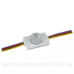 Світлодіодний інжекторний модуль (кластер) smd3030 RGB 1led 1.5 W МТК 12 V IP65