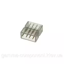 Конектор двосторонній для світлодіодної стрічки Multi-Color 220В smd 2835-180 лід/м 4 pin