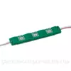 Світлодіодний модуль (кластер) smd5730 3led 1.5 W зелений 12 V IP65