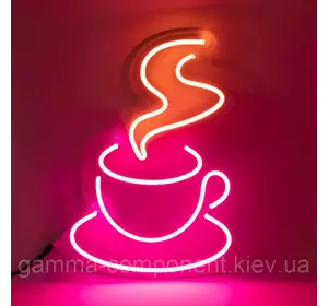 Неонова вивіска Чашка кави (265х370)