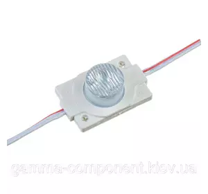 Світлодіодний інжекторний модуль 12 V білий smd3030 1led 1.5 W IP65