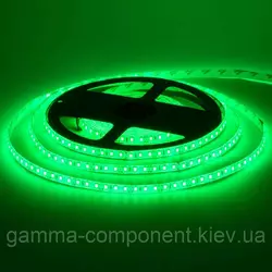 Світлодіодна стрічка SMD 2835 (120 LED/м), зелений, IP20, 12В, бобіни від 5 метрів