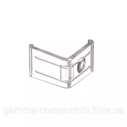 Крепеж пластиковий угловой для алюминиевого профиля ПФ-8