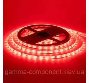 Світлодіодна стрічка SMD 2835 (60 LED/м, червоний, IP20, 12В) продаж від 5 метрів