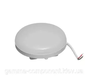 Світлодіодний світильник накладної ЖКГ 18Вт, круглий, холодний білий, IP65