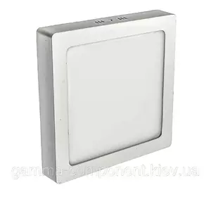 Світлодіодний світильник настінно-стельовий 12Вт, квадратний, білий, IP20