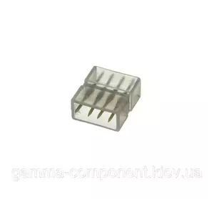 Конектор двосторонній для світлодіодної стрічки Multi-Color 220В smd 2835-180 лід/м 4 pin