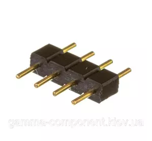 Коннектор для світлодіодним RGB стрічки 10мм "тато" 4 pin